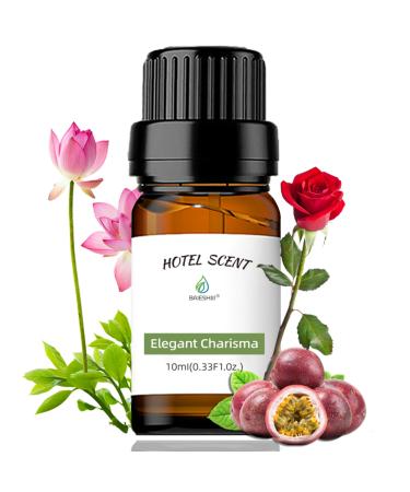 Elegant Charisma Hotel Diffuser Oil Inspired by Shangri-La- Hotel Collection-10ML Pure Essential Oil with Cedarwood and Sandalwood for Diffuser