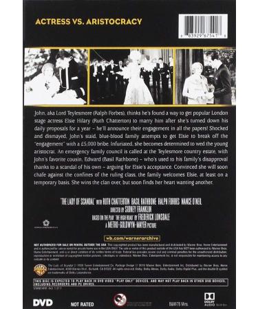 The Lady of Scandal (1930) - Buy Online on GoSupps.com