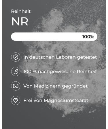 100% Pure NAD+ Nicotinamide Riboside Chloride 300mg - Doctor-Developed 1+ Month Cure - Alternative to NMN - Made in Germany - 30 Capsules - Buy Online on GoSupps.com