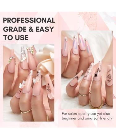 Makartt Poly Nail Gel 50ml Nude Extend Gel for Nails Trending Builder Nail Gel Stylish French Press Nail Extension Gel Manicure Fall Hard Gel for Nails Pink - Buy Online on GoSupps.com