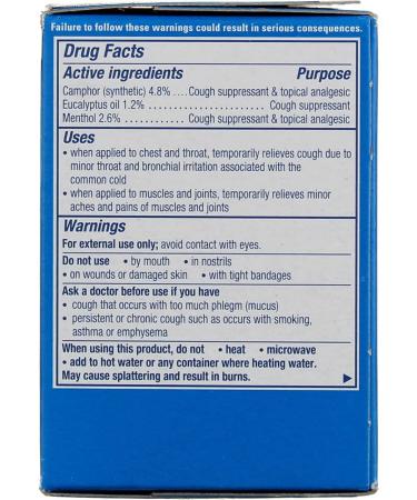 Vicks VapoRub Ointment 3.53 Oz Jar - Soothing Relief (1 Jar) - Buy Online on GoSupps.com