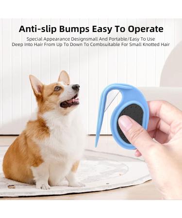 Yeahboom 4-Piece Pet Knotting Comb Set - De-Filtering Knife & Steel Blade for Cats & Dogs - Perfect for Removing Mats & Tangles - Buy Online on GoSupps.com