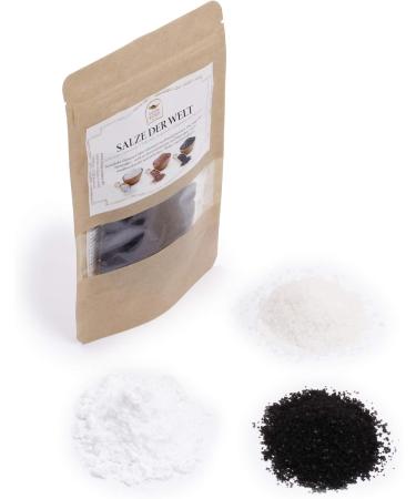  Feine W rze Salts of the World - Gourmet Salts for the Gourmet with Recipes - Premium Quality Baking Vegetable and Meat Salts A to Z - Gluten Free - 70g - Buy Online on GoSupps.com