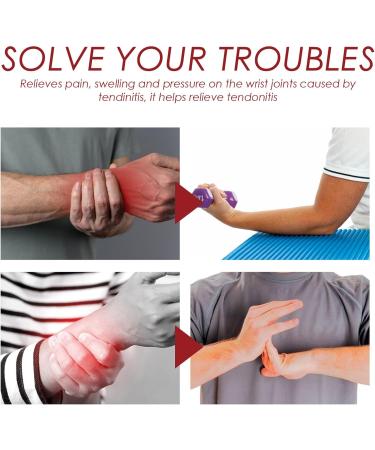 4 Bottles Wrist Tendonitis Oil 10ml - Fast Relief Massage Oil with Peppermint Arnica Eucalyptus Ginger & Turmeric - Buy Online on GoSupps.com