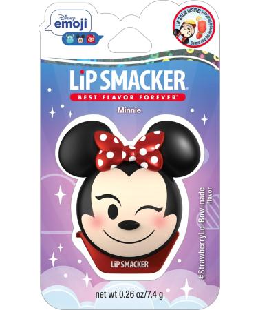 Lip Smacker Disney Minnie Mouse Emoji Lip Balm Strawberry Lemonade Flavored Clear For Kids (Pack of 2) - Buy Online on GoSupps.com