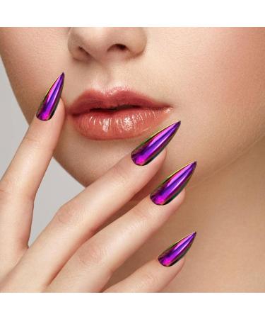  Zankie Chrome nail powder - Liquid gradient mirror nail powder Holographic nail powder for UV gel nails nails - Buy Online on GoSupps.com