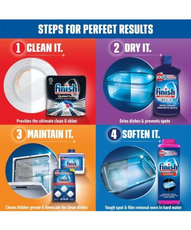 Buy Finish All In 1 Gelpacs Dishwasher Detergent Tablets - Orange 54 Tabs Pack of 4 | International Shipping Available - Buy Online on GoSupps.com