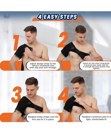 2024 New Orthopedic Compression Shoulder Brace Shouldershield - Compression Shoulder Brace Double Compression Shoulder Brace (1pcs M) 1pcs M - Buy Online on GoSupps.com