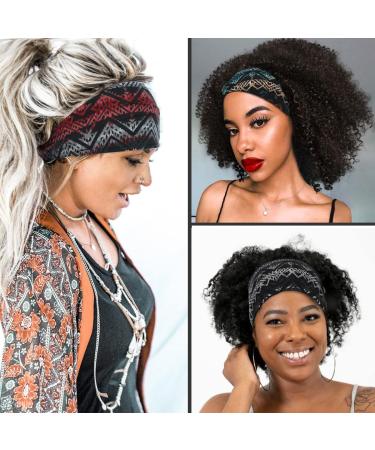 Fashband Boho Wide Headbands - Vintage Flower Elastic Hair Accessories for Women | International Shipping - Buy Online on GoSupps.com