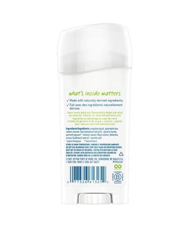 Tom's of Maine Women's Lemongrass Natural Deodorant, Aluminum-Free, 2.25 oz - Buy Online on GoSupps.com