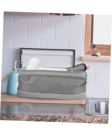 SOIMISS Hair Dryer Storage Bag Hair Dryer Case Hair Dryer Organizer Bag Case for Hair Dryer Toiletry Bag Pu 36.00X15.50X13.00CM Light Grey - Buy Online on GoSupps.com