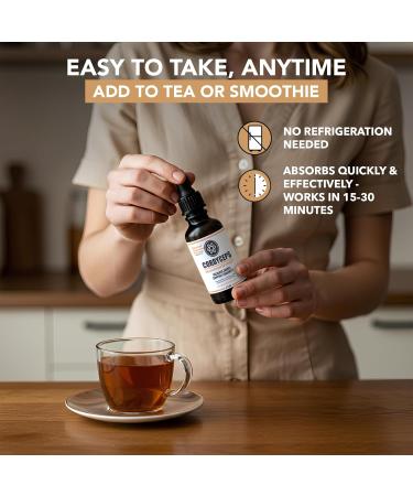 Cordyceps Mushroom Extract Liquid - 1 oz Mushroom Tincture | 100% Fruiting Body Cordyceps Extract | Natural Energy Lung & Stamina Support | No Mycelium Non-GMO | Made in USA 1 Ounce (Pack of 1) - Buy Online on GoSupps.com