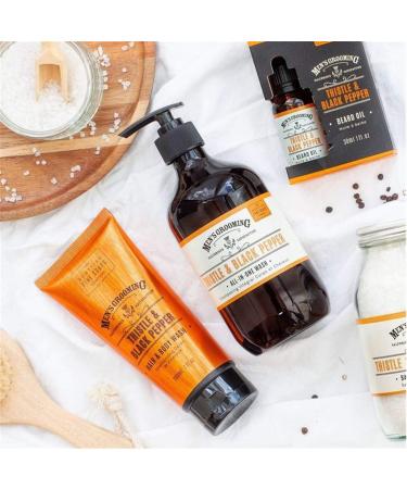 Scottish Fine Soaps Men's Grooming Thistle & Black Hair & Body Wash 200ml - Buy Online Internationally - Buy Online on GoSupps.com
