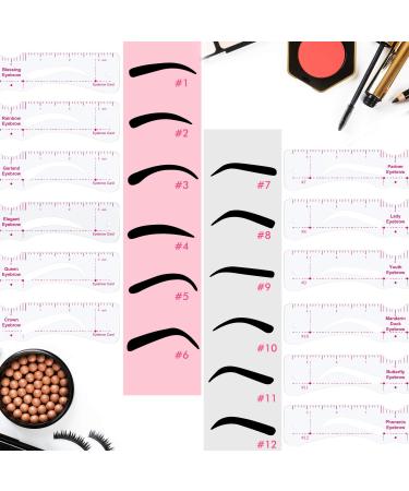 29-Piece Eyebrow Stencils Shaper Kit with Reusable Templates, Razor, Scissors, Makeup Brush, and Storage Box - Perfect for Trimming and Shaping Eyebrows - Buy Online on GoSupps.com