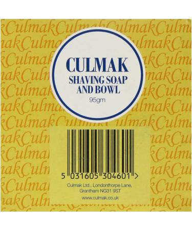 Culmak Shaving Soap & Bowl 95g - Luxurious Men's Grooming Essential - Buy Online on GoSupps.com