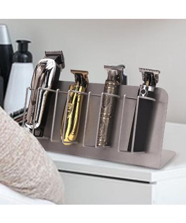 Hair Trimmer Stand Hair Clipper Holder Rack | Clipper Guard Racks Anti-Slip Hairdressing Trimmers Storage Rack for Beard Shaver Display - Buy Online on GoSupps.com