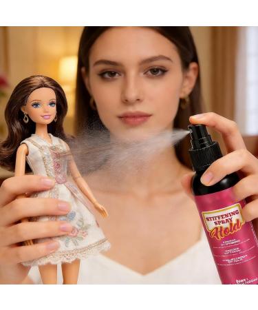  Buerfu Fabric Stiffening Spray 120ml Quick-Drying Anti-Sagging Effect - Fabric Hardener and Shaper | For Hats Wool Felt Bags Textile Projects Lace - Buy Online on GoSupps.com