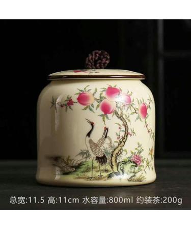 XENITE Large-Capacity Ceramic Tea Bags Coffee Candy Storage Utensils Travel Bags Sealed Tea Spice Storage Boxes (Color : A Size : 11cm) A 11cm - Buy Online on GoSupps.com