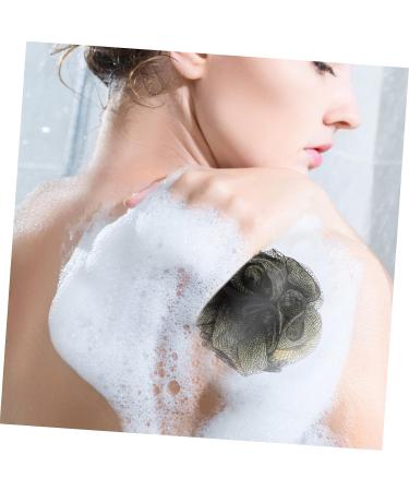 Beaupretty Bathing Skin Scrubber 4pcs - Foaming Net Loofah for Kids & Adults | Hair Ties Included - Premium Bath Essentials - Buy Online on GoSupps.com