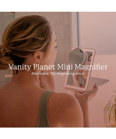 Vanity Planet Pose Mini Travel Mirror Magnifier - 10x Magnifying Mirror with Suction Mount - Buy Online on GoSupps.com