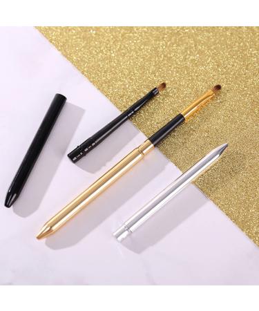 MAGICLULU Lip Brush Applicator Set - 4pcs Portable Makeup Brushes for Lipstick & Gloss - Oblique Head Lip Applicators for Flawless Application - Buy Online on GoSupps.com