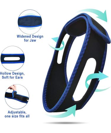 Sleep Snoring Solutions Kit: Stop Snoring for Better Deep Sleep with 4 Magnetic Silicone Nose Clips & 1 Anti-Snoring Chin Strap - Buy Online on GoSupps.com