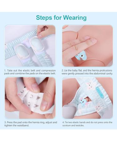 Buy Lefeke Hernia Belts for Babies | Infant Hernia Support Brace for Inguinal Groin Pain Relief | Suitable for 0-4 Years Old - Buy Online on GoSupps.com