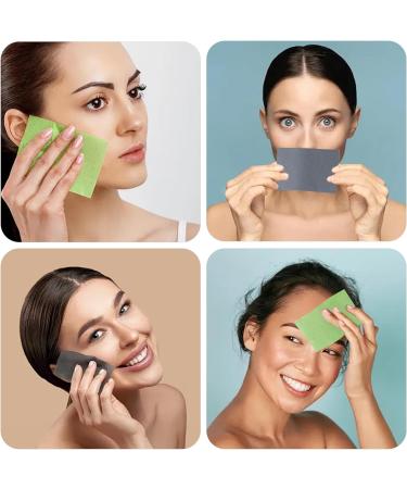 OioTuyi 800 Pack Blotting Paper for Oily Skin Premium Bamboo Charcoal & Green Tea Oil Absorbing Sheets Perfect Oil Blotting Sheets for Face Care Or Makeup 9 X 6 cm - Buy Online on GoSupps.com