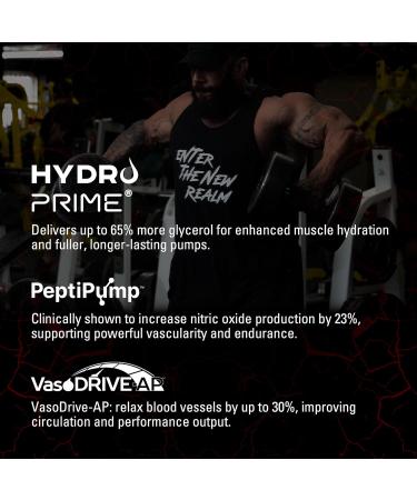 NutraBio Bloodline-Pump Pre Workout Pump Matrix-L-Citrulline Glycerol PeptiPump-NO Booster Extreme Vascularity & Blood Flow Hydration Non Stim PreWorkout Caffeine Free-Blood Moon Cherry-20 Servings - Buy Online on GoSupps.com