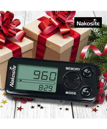 Buy Nakosite PEDI2433-NVB Pedometer - Accurate App-Free Tracker for All Ages | Distance & Calories | No Bluetooth Required - Buy Online on GoSupps.com