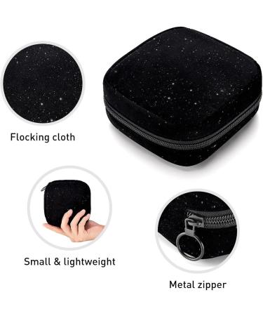 Women's Portable Period Kit Bag - Black Starry Sky Storage Holder | Bonds Storage Pockets for Girls - Buy Online on GoSupps.com