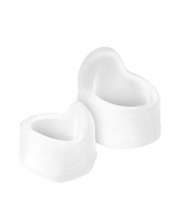 Fabacare toe capsia toes 2 pieces of protective caps for toes made of gel caps for toenails protective hoods against bubbles and friction size S