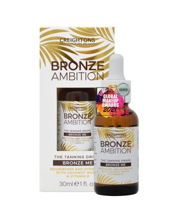 Creightons Bronze Ambition Bronze Ambition The Tanning Drops (30ml) - Nourishing & Hydrating. With Coconut Water & Vitamin E. Tropical Coconut Fragrance
