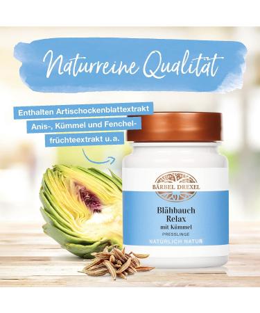 Bloating Relief Capsules | Caraway Artichokes & Fennel | 100% Vegan | B rbel Drexel | Good Digestion & Anti-Flatulence (90 pcs) - Buy Online on GoSupps.com