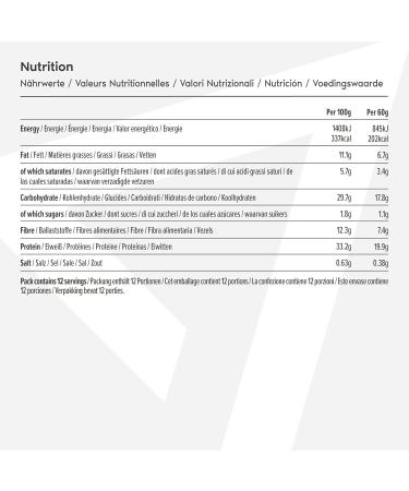 Amfit Nutrition Low Sugar High Protein Bars - Chocolate Hazelnut Flavor 720g 12 Pack | Ideal for Healthy Snacking - Shop Internationally - Buy Online on GoSupps.com