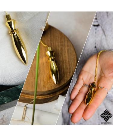 Buy Egyptian Thot Pendulum - Radiasthesia & Oracle Tools for Geobiology | Gold 38g - Buy Online on GoSupps.com