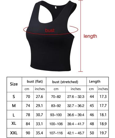 Boao 4-Piece Women's Crop Tank Tops Set - Sleeveless Racerback Sport Tops in Black, White, Army Green & Coffee Medium - Buy Online on GoSupps.com