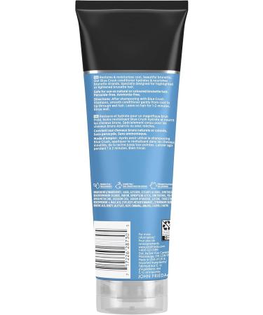 John Frieda Blue Crush for brunettes Blue Shampoo & Conditioner Set for Brassy Hair |Phthalate Free Ammonia Free (Pack of 2) - Buy Online on GoSupps.com