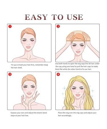 WeKen Beige Mesh Wig Cap Net 4PCS - Open Two End Wig Caps Liner for Women Men Kids - Buy Online on GoSupps.com