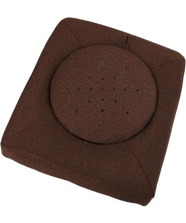 Multifunctional Moxibustion Cushion Set - Easy to Clean Stool with Smoke Control & Soft Linen Sponge Filling for Feet (Brown) - Buy Online on GoSupps.com