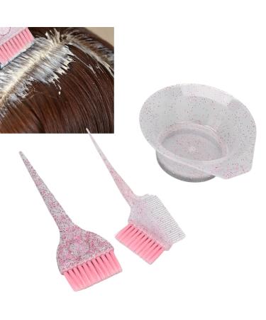 3-Part Professional Salon Hair Dye Set - Hairdresser Brush & Mixing Bowl - Pink - Perfect for Home & Salon Use - Buy Online on GoSupps.com