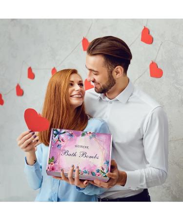 Natural Organic Bath Bombs Gift Set for Women - 8 Handmade Fizzy Bubble Bath Balls, Perfect Mothers Day or Birthday Gift - Multicolor - Buy Online on GoSupps.com