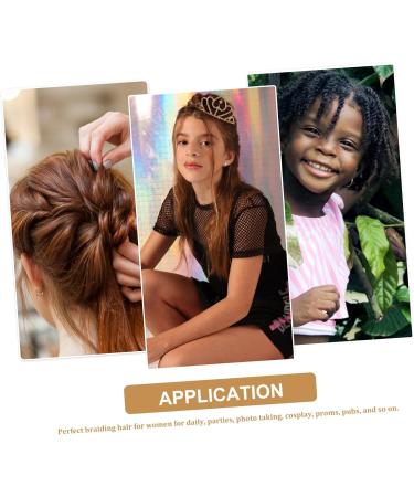 BCOATH Ponytail Beads and Dreadlocks Cosplay Hair Accessory Braided Ponytail Bow Braid Wig Women Braided Hair Extensions Colored Hair Extensions for To Weave Headband Child Chemical Fiber - Buy Online on GoSupps.com