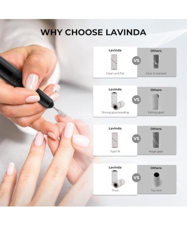 Buy Lavinda 80 Piece Small Sanding Bands - 180 Grit Zebra Nail Drill Bits for Acrylic Gel Removal & Nail Salon Use - International Shipping - Buy Online on GoSupps.com