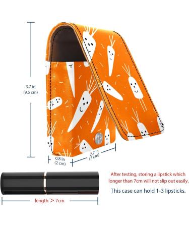 Buy Leather Lipstick Case Organizer with Mirror - Mini Lip Gloss Holder Bag | International Shipping Available - Buy Online on GoSupps.com