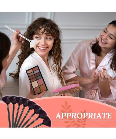 8 Pieces Soft Facial Fan Brushes - Multi-Use Makeup Tools for Blush Foundation Face Masks & Glycolic Peel - Ideal for Estheticians - Buy Online on GoSupps.com