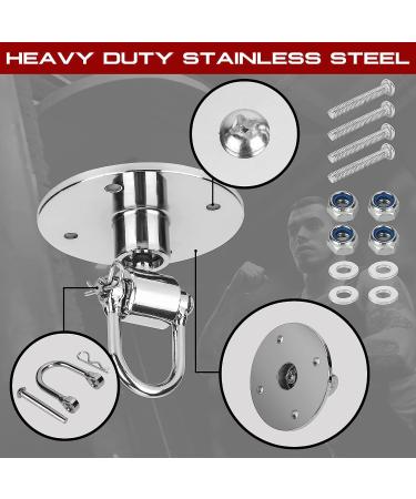 Stainless Steel Speed Bag Swivel with 360 Ball Bearing - Complete Mount Kit for Hanging Punching Speed Bag Platform Stand - Buy Online on GoSupps.com