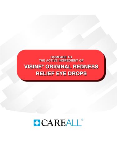 Buy CareAll Redness Reliever Eye Drops - Tetrahydrozoline HCI 0.5oz (Pack of 3) | Fast International Shipping - Buy Online on GoSupps.com