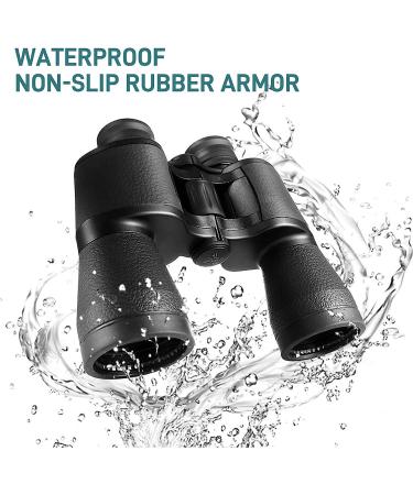 20x50 Waterproof Binoculars for Adults with BAK4 Prism Lens - Ideal for Outdoor Sports, Concerts, and Bird Watching - Buy Online on GoSupps.com