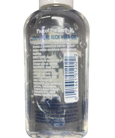 Fruit of the Earth Pure Aloe Vera 100% Gel Moisturizer Bundle (2 oz) + ThisNThat Tip Card - Buy Online on GoSupps.com